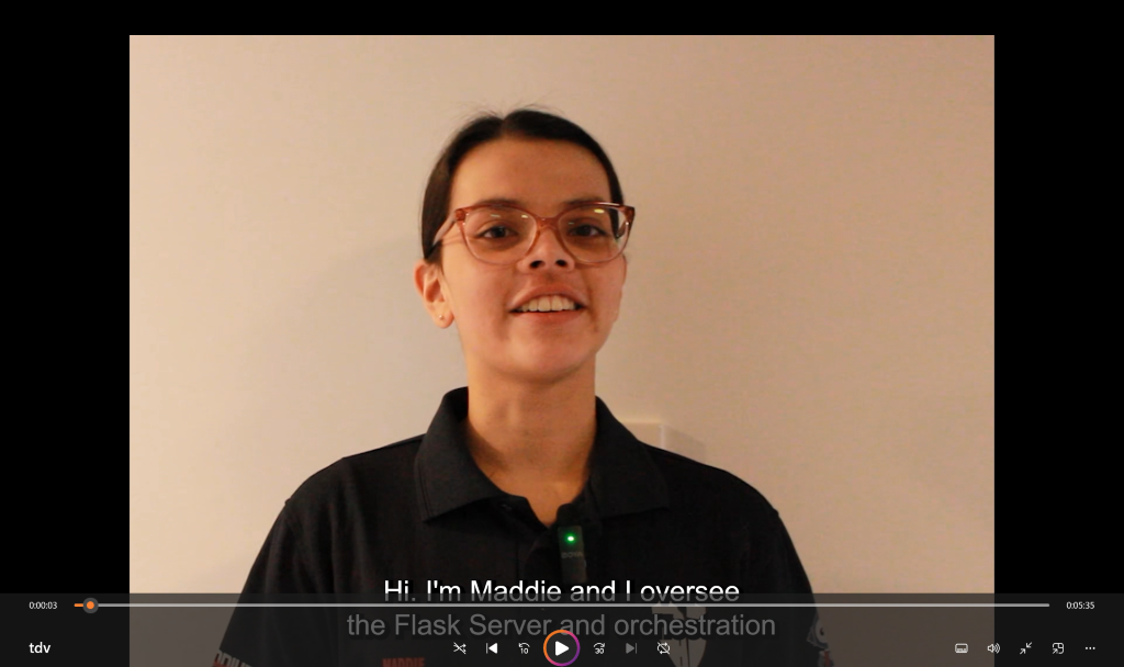 Technical Demonstration Video