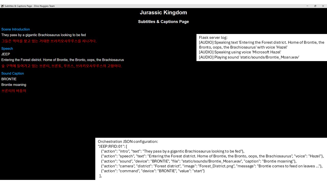 Subtitles & Captions Page